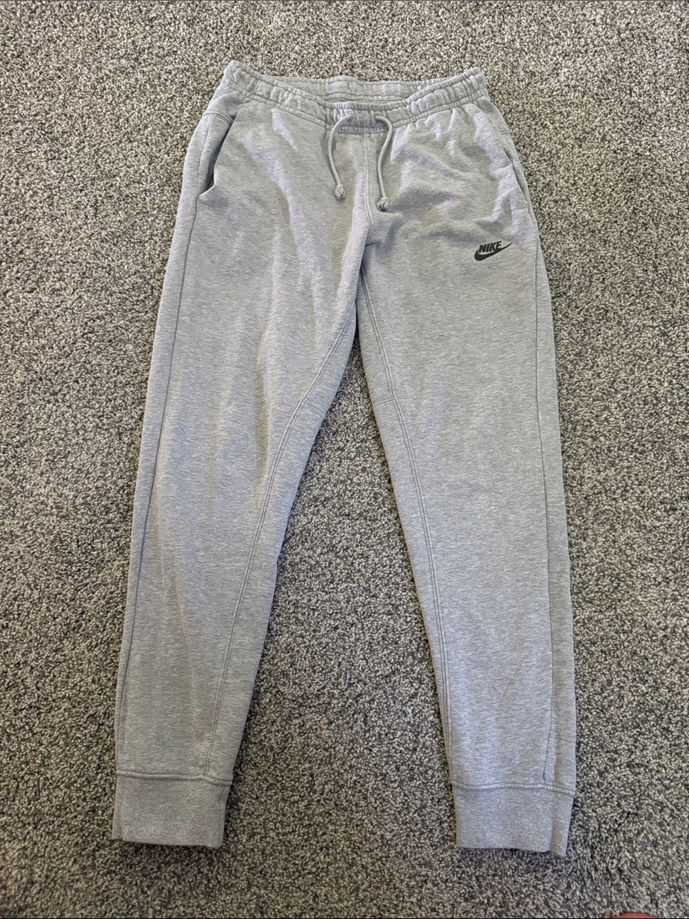 Nike Light Gray Heather Jogger Sweatpants